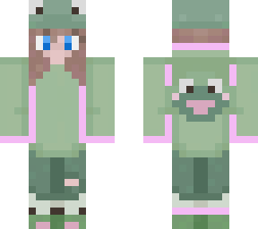frog with pink