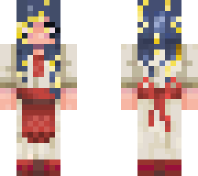 in traditional clothes