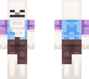 simple skeleton with clothes