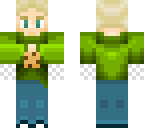 blonde player holding cookie