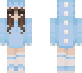blue dino girl