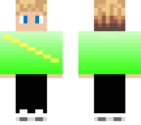 boy skin with neon hoodie