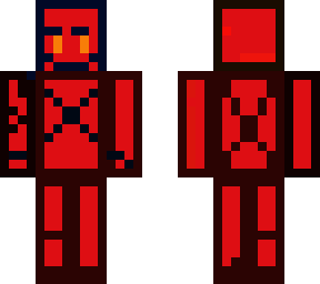 red and black man