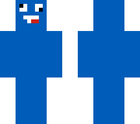 simple blue dude