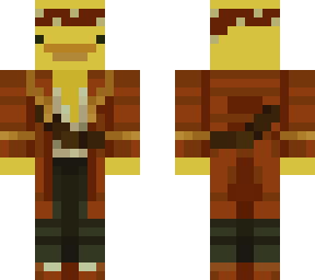 brown pirate duck