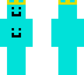 light blue guy with crown