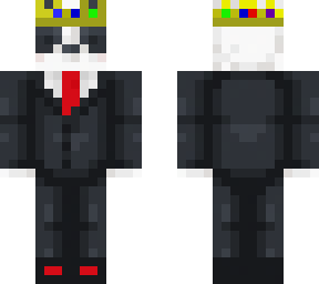 panda with suit
