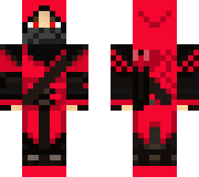 red and black ninja