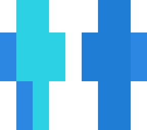 blue person