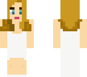 buffy - prophecy girl white dress hair down - slim body