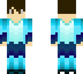 ice blue neon skin