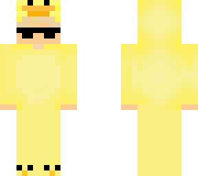 my skin in a duck skin
