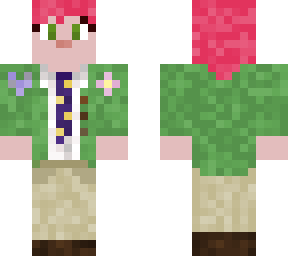 pink hair and pronouns