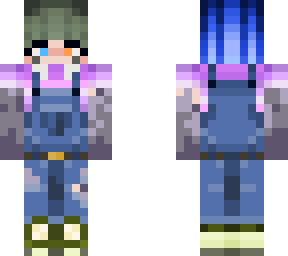 plant strips and overalls
