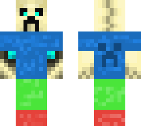 skull creeper with clothes