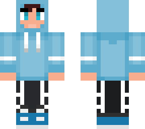 simple blue hooded guy