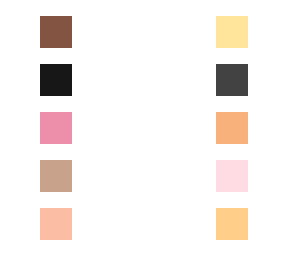 petal perfume + japanese maple // palette bases