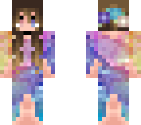 rainbow wavy hippie