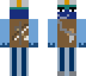 blue man