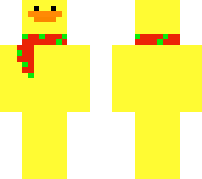 ducky in scarf