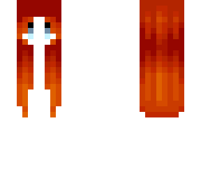 female hb - straight hot flaming ginger