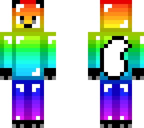 rainbow bottle fox