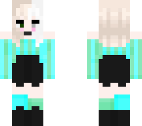 aqua and nile green clown
