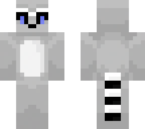 racoon with tail