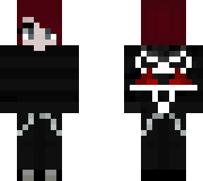 red head with a demon jacket