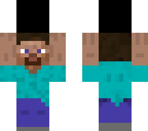 steve carrying a pixelated rainbow box
