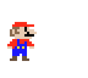 mario pixel art *troll*