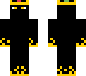 black and yellow