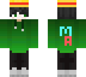 minecraft itzaaliy skin green version fixed fr this time