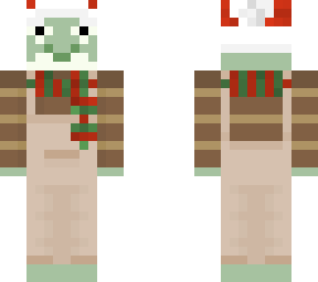 santa frog winter
