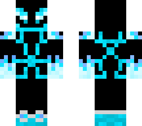 blue fire demon