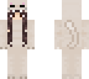 cat onesie girl but i made it better than my last one