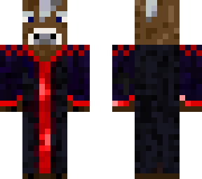 cow wizard (red, decorations)
