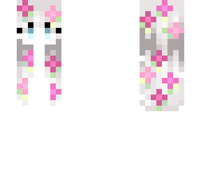 female hb - silver hair w/ cherry blossoms