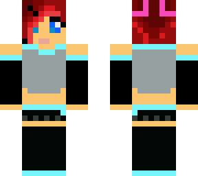 ore spawn bikini girl friend in hatsune miku cosplay with her belly showing