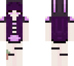 purple bun
