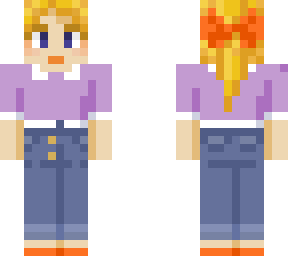 simple spring girl