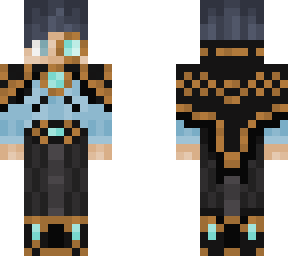 all blue, the blue witch