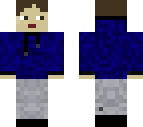 blue hoddie