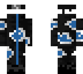 blue ninja outfit
