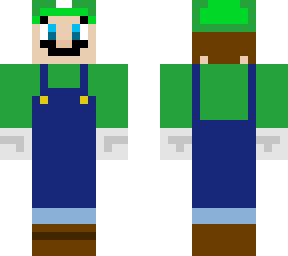 luigi (special effects under outer layer)