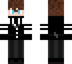 man white suit w/ Black vest | Minecraft Skin