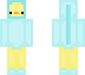 duck in axolotl hoodie