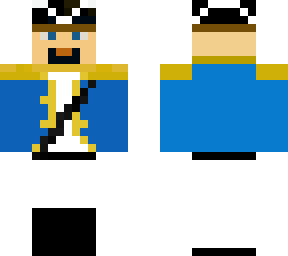 general soldier  bleu fonc whit black boots