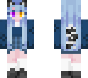 meow raccoon but blue and yes