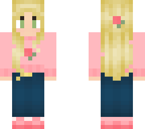 rose sweater with jeans